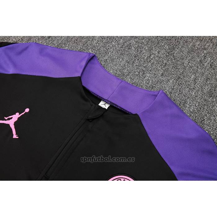 Chandal de Sudadera del Paris Saint-Germain Jordan Nino 2024-2025 Negro